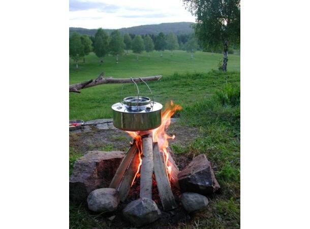 Eagle Bålkjele m/ Kobberbunn 3,3 Liter - Rustfri 